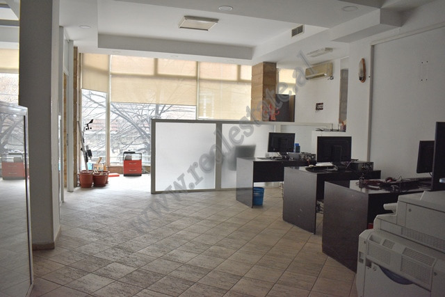 Office for rent in Hoxha Tahsim Street in Tirana, Albania.
It is positioned on the ground floor and